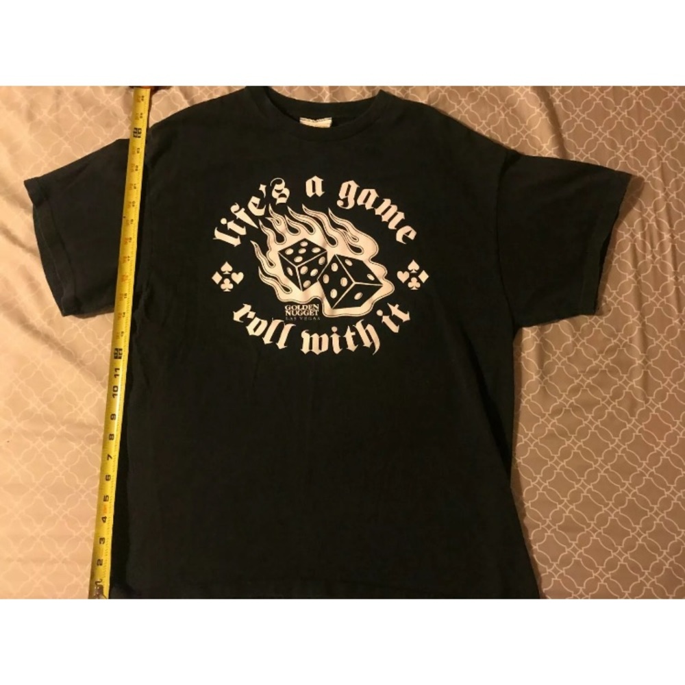 Vintage Golden Nugget "Life's a game roll with it"